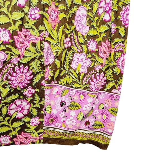J.Jill green and pink floral dress size S - Picture 8 of 13